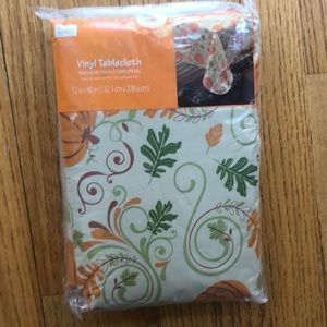 Fall vinyl tablecloth